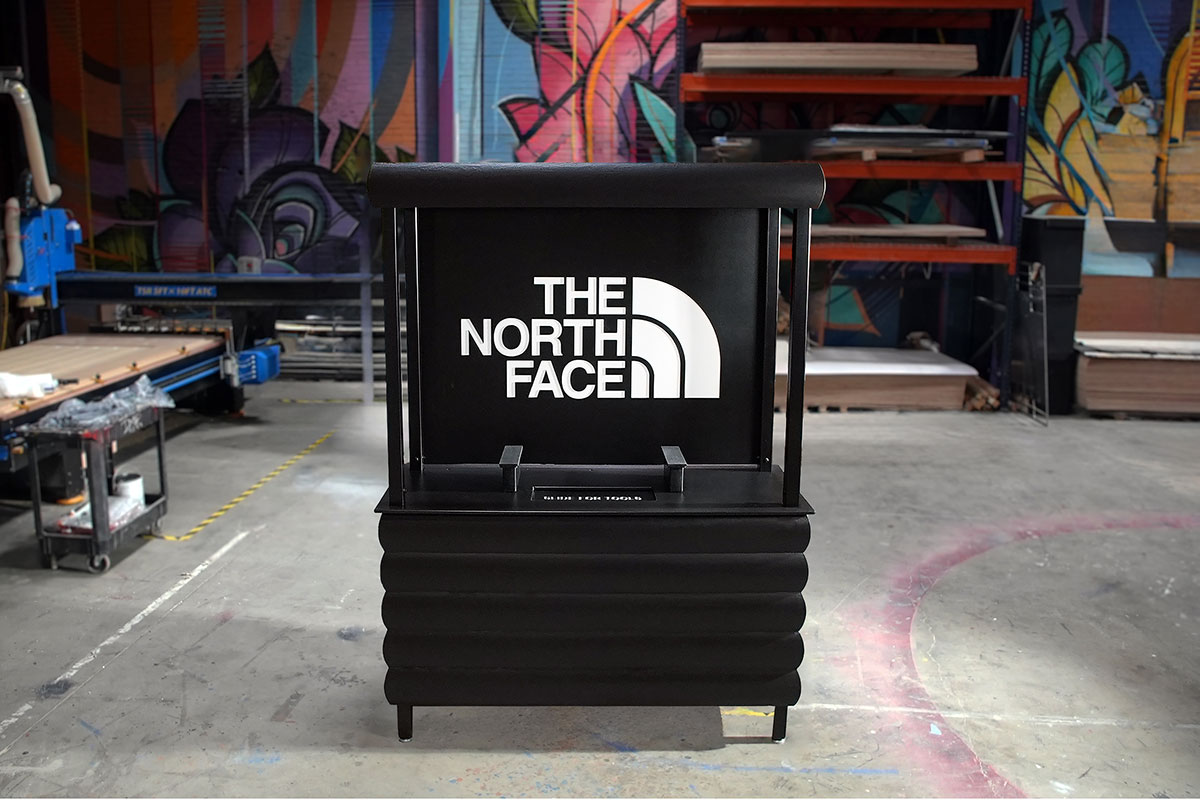 Custom branded fabrication in the Rune workshop